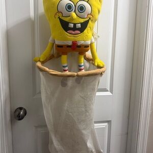 Nickelodeon Yellow SpongeBob Plush Laundry Hamper